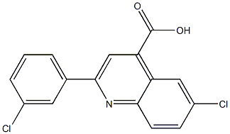 6-chloro-2-(3-chlorophenyl)quinoline-4-carboxylic acid