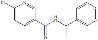 6-chloro-N-(1-phenylethyl)pyridine-3-carboxamide