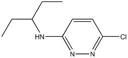 6-chloro-N-(pentan-3-yl)pyridazin-3-amine Struktur