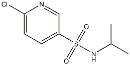 6-chloro-N-(propan-2-yl)pyridine-3-sulfonamide Struktur