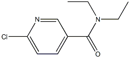 6-chloro-N,N-diethylpyridine-3-carboxamide Structure