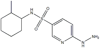 6-hydrazinyl-N-(2-methylcyclohexyl)pyridine-3-sulfonamide