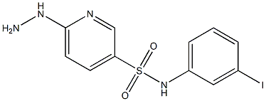 6-hydrazinyl-N-(3-iodophenyl)pyridine-3-sulfonamide