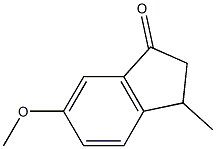 6-methoxy-3-methyl-2,3-dihydro-1H-inden-1-one 化学構造式