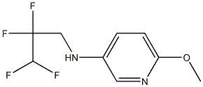 6-methoxy-N-(2,2,3,3-tetrafluoropropyl)pyridin-3-amine Structure