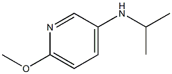 6-methoxy-N-(propan-2-yl)pyridin-3-amine Struktur