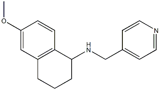 6-methoxy-N-(pyridin-4-ylmethyl)-1,2,3,4-tetrahydronaphthalen-1-amine