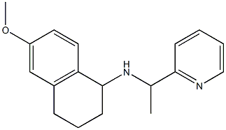 6-methoxy-N-[1-(pyridin-2-yl)ethyl]-1,2,3,4-tetrahydronaphthalen-1-amine|