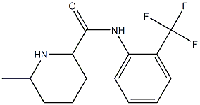  6-methyl-N-[2-(trifluoromethyl)phenyl]piperidine-2-carboxamide