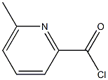 6-methylpyridine-2-carbonyl chloride,,结构式