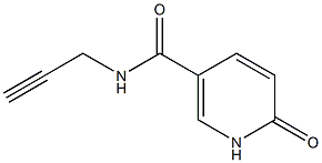 6-oxo-N-(prop-2-yn-1-yl)-1,6-dihydropyridine-3-carboxamide, 1040070-36-7, 结构式