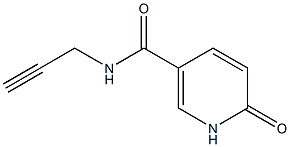 6-oxo-N-(prop-2-yn-1-yl)-1,6-dihydropyridine-3-carboxamide Structure