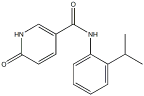 6-oxo-N-[2-(propan-2-yl)phenyl]-1,6-dihydropyridine-3-carboxamide