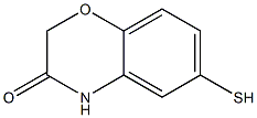 6-sulfanyl-3,4-dihydro-2H-1,4-benzoxazin-3-one 结构式