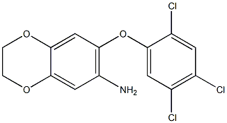 7-(2,4,5-trichlorophenoxy)-2,3-dihydro-1,4-benzodioxin-6-amine