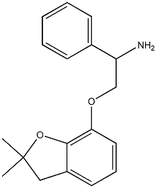 7-(2-amino-2-phenylethoxy)-2,2-dimethyl-2,3-dihydro-1-benzofuran|