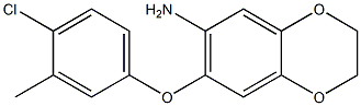 7-(4-chloro-3-methylphenoxy)-2,3-dihydro-1,4-benzodioxin-6-amine