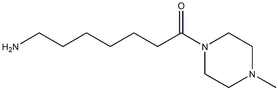 7-(4-methylpiperazin-1-yl)-7-oxoheptan-1-amine Structure