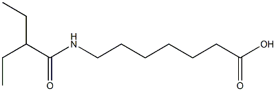 7-[(2-ethylbutanoyl)amino]heptanoic acid,,结构式