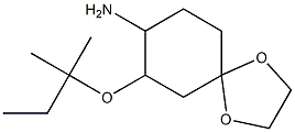 7-[(2-methylbutan-2-yl)oxy]-1,4-dioxaspiro[4.5]decan-8-amine|