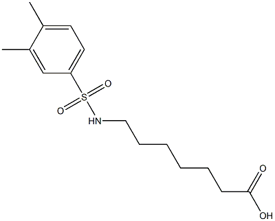 7-[(3,4-dimethylbenzene)sulfonamido]heptanoic acid