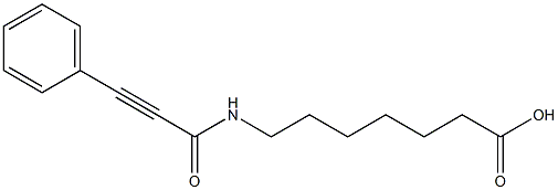 7-[(3-phenylprop-2-ynoyl)amino]heptanoic acid Structure