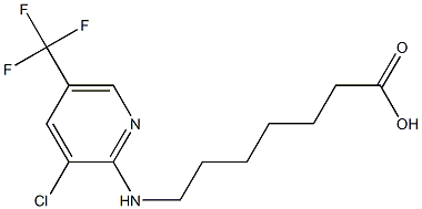 7-{[3-chloro-5-(trifluoromethyl)pyridin-2-yl]amino}heptanoic acid Structure