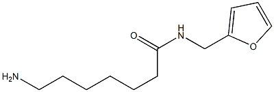 7-amino-N-(2-furylmethyl)heptanamide Structure