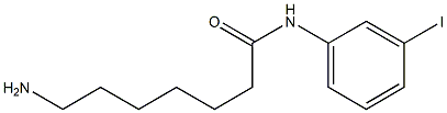 7-amino-N-(3-iodophenyl)heptanamide Struktur