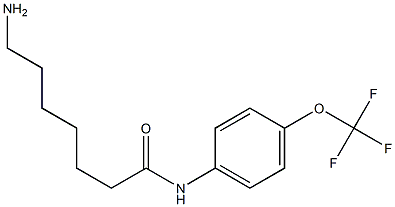  7-amino-N-[4-(trifluoromethoxy)phenyl]heptanamide