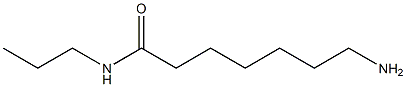 7-amino-N-propylheptanamide,,结构式