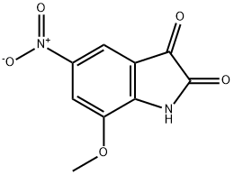 7-methoxy-5-nitro-2,3-dihydro-1H-indole-2,3-dione Structure