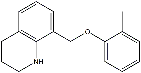 8-(2-methylphenoxymethyl)-1,2,3,4-tetrahydroquinoline Structure