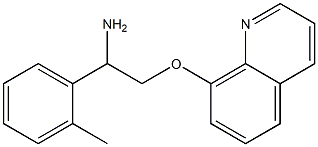 8-[2-amino-2-(2-methylphenyl)ethoxy]quinoline Structure