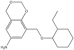 8-{[(2-ethylcyclohexyl)oxy]methyl}-2,4-dihydro-1,3-benzodioxin-6-amine