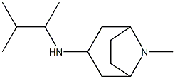 8-methyl-N-(3-methylbutan-2-yl)-8-azabicyclo[3.2.1]octan-3-amine,,结构式