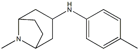 8-methyl-N-(4-methylphenyl)-8-azabicyclo[3.2.1]octan-3-amine Structure