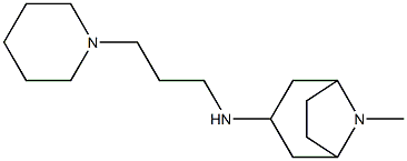 8-methyl-N-[3-(piperidin-1-yl)propyl]-8-azabicyclo[3.2.1]octan-3-amine Structure