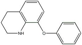 8-phenoxy-1,2,3,4-tetrahydroquinoline 结构式