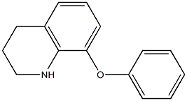 8-phenoxy-1,2,3,4-tetrahydroquinoline Struktur