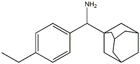 adamantan-1-yl(4-ethylphenyl)methanamine,,结构式