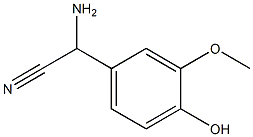 amino(4-hydroxy-3-methoxyphenyl)acetonitrile