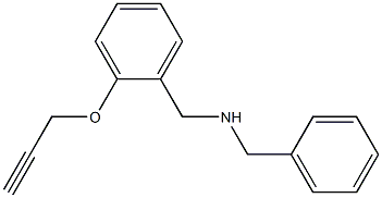 benzyl({[2-(prop-2-yn-1-yloxy)phenyl]methyl})amine