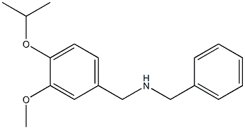 benzyl({[3-methoxy-4-(propan-2-yloxy)phenyl]methyl})amine Struktur