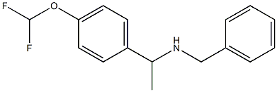 benzyl({1-[4-(difluoromethoxy)phenyl]ethyl})amine Struktur