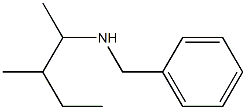 benzyl(3-methylpentan-2-yl)amine Structure