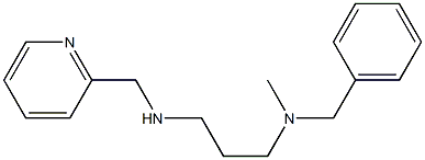 benzyl(methyl){3-[(pyridin-2-ylmethyl)amino]propyl}amine Struktur