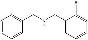 N-ベンジル-2-ブロモベンジルアミン 化学構造式