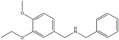benzyl[(3-ethoxy-4-methoxyphenyl)methyl]amine