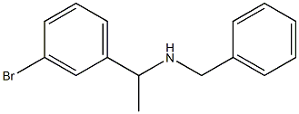 benzyl[1-(3-bromophenyl)ethyl]amine Struktur